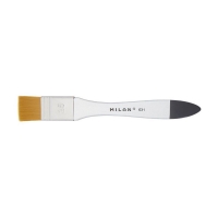 Milan 631 - Pensula plata cu fir sintetic Premium - 25 mm